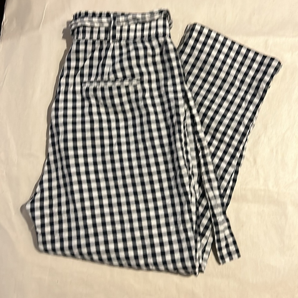 Zara Pants Size M Black White Plaid